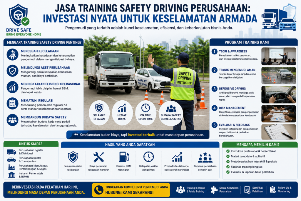 Defensive Driving Training : Investasi Keselamatan yang Wajib Dimiliki Setiap Perusahaan